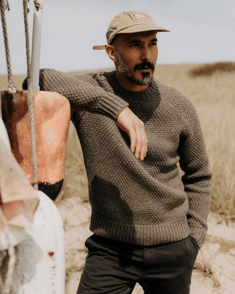 Taylor Stitch The Fisherman Sweater / Taupe Merino - nineNORTH | Men's & Women's Clothing Boutique
