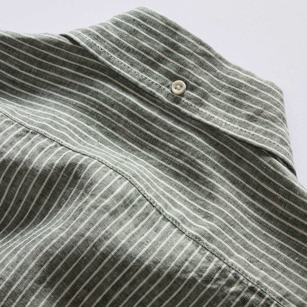 Taylor Stitch The Jack / Cilantro Stripe Linen - nineNORTH | Men's & Women's Clothing Boutique