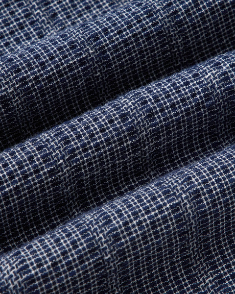 Taylor Stitch The Jack - Indigo Basketweave Check - nineNORTH