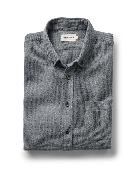 Taylor Stitch The Jack Shirt - Charcoal Twist Waffle - nineNORTH | Men's & Women's Clothing Boutique