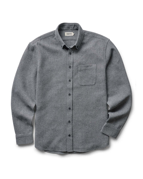Taylor Stitch The Jack Shirt - Charcoal Twist Waffle - nineNORTH | Men's & Women's Clothing Boutique