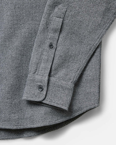 Taylor Stitch The Jack Shirt - Charcoal Twist Waffle - nineNORTH | Men's & Women's Clothing Boutique