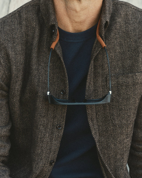 Taylor Stitch The Jack - Walnut Herringbone Wool - nineNORTH