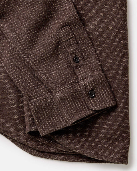 Taylor Stitch The Ledge Shirt / Black Coffee Linen Tweed - nineNORTH | Men's & Women's Clothing Boutique