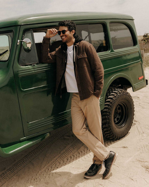 Taylor Stitch The Ledge Shirt / Black Coffee Linen Tweed - nineNORTH | Men's & Women's Clothing Boutique