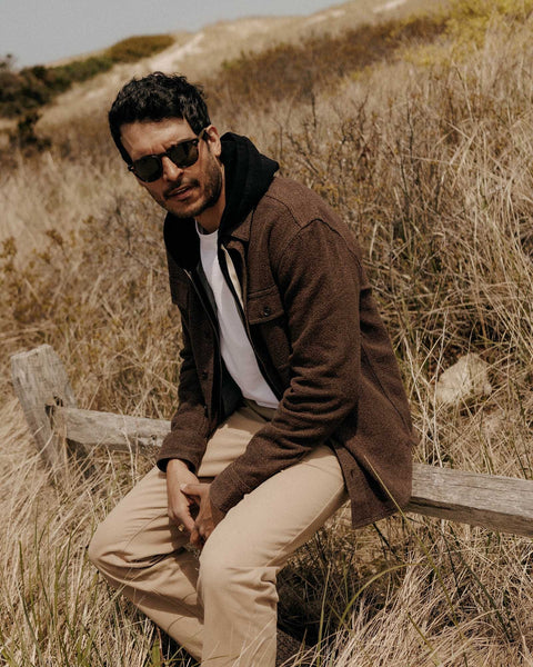 Taylor Stitch The Ledge Shirt / Black Coffee Linen Tweed - nineNORTH | Men's & Women's Clothing Boutique