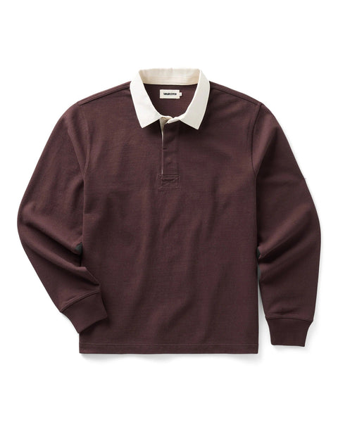 Taylor Stitch The Rugby Shirt - Burgundy - nineNORTH | Men's & Women's Clothing Boutique