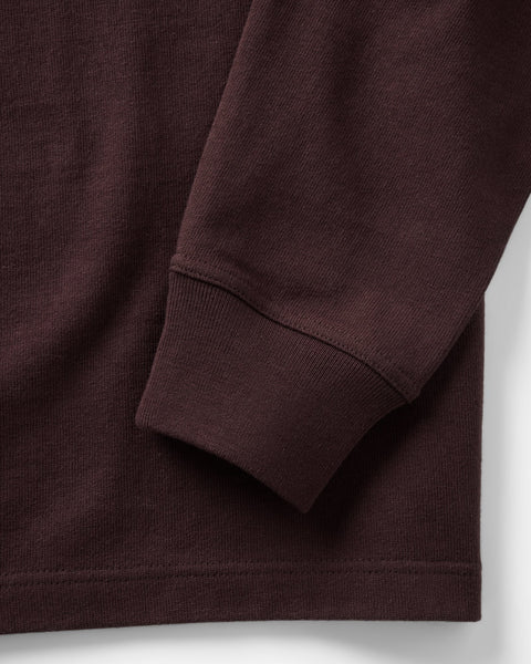 Taylor Stitch The Rugby Shirt - Burgundy - nineNORTH | Men's & Women's Clothing Boutique