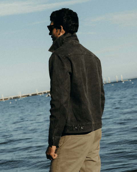 Taylor Stitch The Ryder Jacket / Coal Chipped Canvas - nineNORTH | Men's & Women's Clothing Boutique