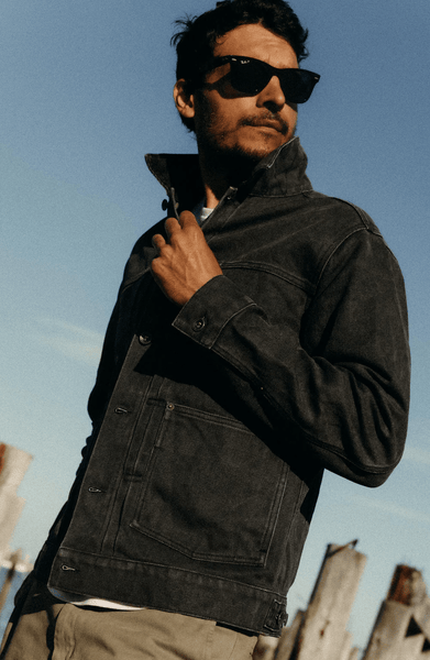 Taylor Stitch The Ryder Jacket / Coal Chipped Canvas - nineNORTH | Men's & Women's Clothing Boutique