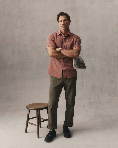 Taylor Stitch The Short Sleeve California - Redwood Hacci - nineNORTH | Men's & Women's Clothing Boutique
