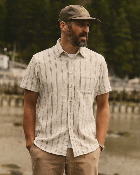 Taylor Stitch The Short Sleeve California - Tide Stripe Hacci - nineNORTH | Men's & Women's Clothing Boutique