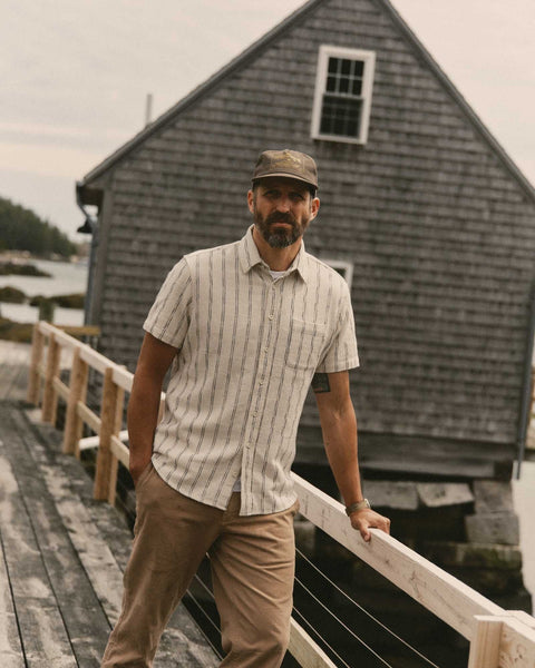 Taylor Stitch The Short Sleeve California - Tide Stripe Hacci - nineNORTH | Men's & Women's Clothing Boutique
