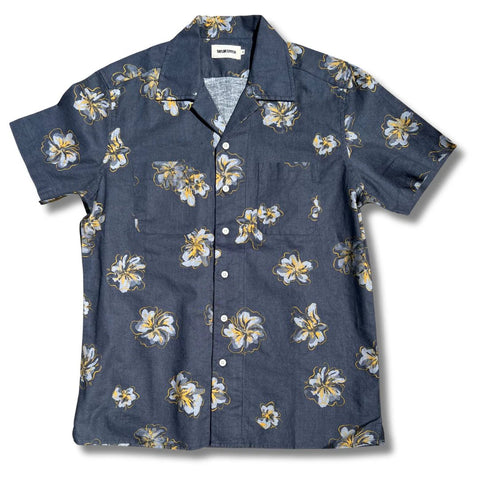 Taylor Stitch The SS Conrad Shirt / Dark Blue Floral - nineNORTH | Men's & Women's Clothing Boutique
