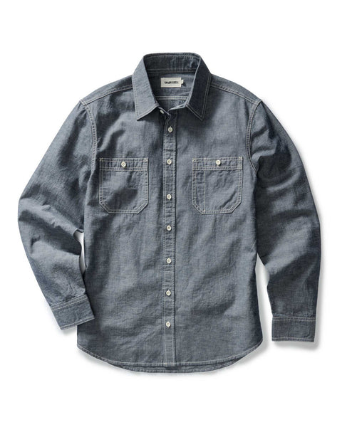 Taylor Stitch The Utility Shirt / Rinsed Indigo Nep - nineNORTH | Men's & Women's Clothing Boutique