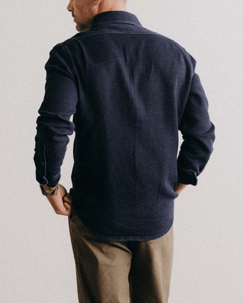 Taylor Stitch The Utility Shirt / Rinsed Indigo Sashiko - nineNORTH | Men's & Women's Clothing Boutique