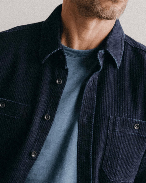 Taylor Stitch The Utility Shirt / Rinsed Indigo Sashiko - nineNORTH | Men's & Women's Clothing Boutique