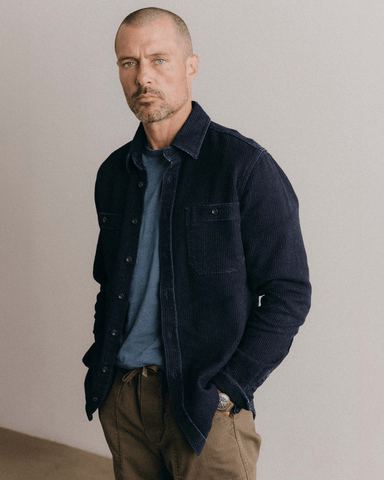 Taylor Stitch The Utility Shirt / Rinsed Indigo Sashiko - nineNORTH | Men's & Women's Clothing Boutique