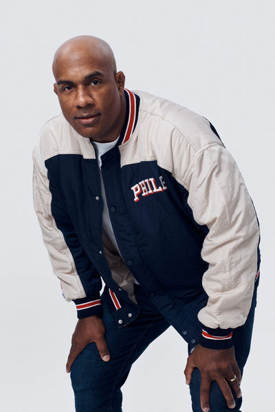 Terez Philadelphia 76ers Time Out Bomber Jacket - nineNORTH