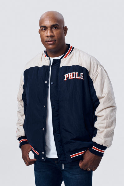 Terez Philadelphia 76ers Time Out Bomber Jacket - nineNORTH