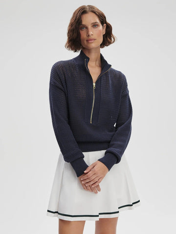Varley Aurora Half - Zip Knit / Blue Nights - nineNORTH | Men's & Women's Clothing Boutique