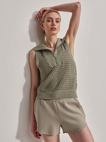 Varley Bains Half Zip Tank / Seagrass - nineNORTH | Men's & Women's Clothing Boutique