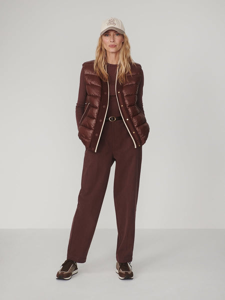 Varley Colwyn Padded Gilet - Brown Stone - nineNORTH
