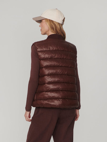 Varley Colwyn Padded Gilet - Brown Stone - nineNORTH