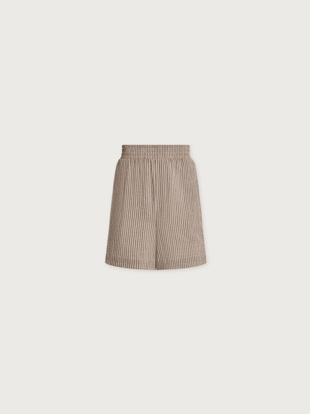 Varley Darina 4" Short - Birch Taupe Stripe - nineNORTH | Men's & Women's Clothing Boutique
