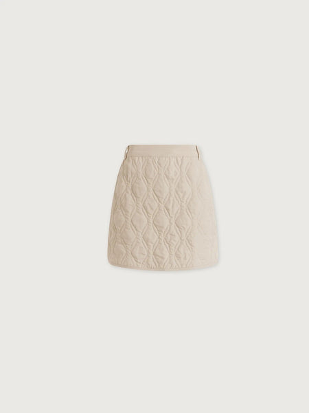 Varley Florin Quilted Skirt - Oatmilk - nineNORTH | Men's & Women's Clothing Boutique