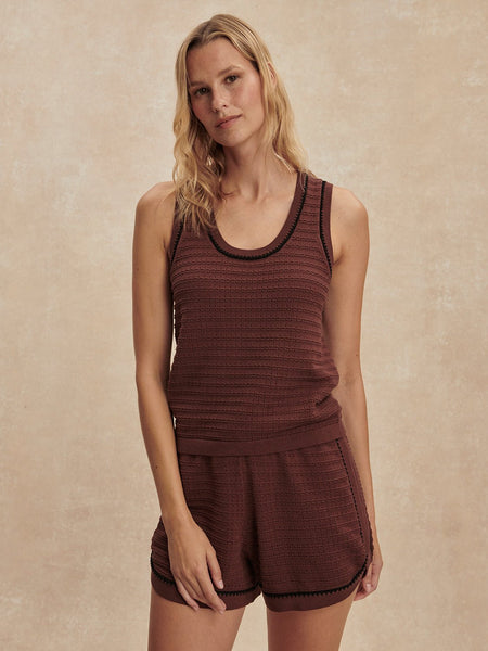 Varley Gideon Knit Tank - Ironwood - nineNORTH | Men's & Women's Clothing Boutique