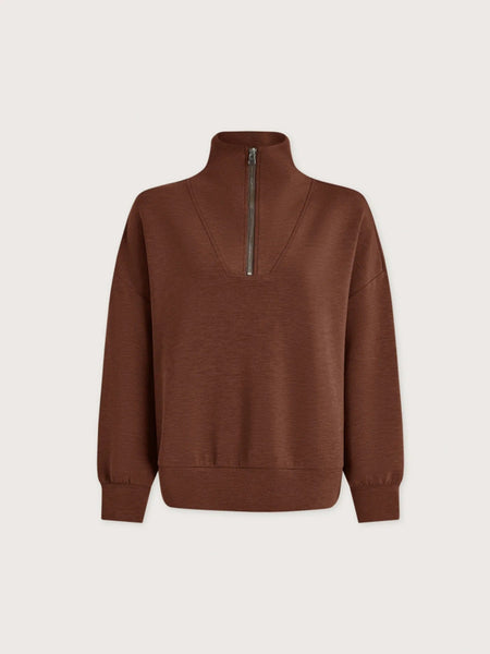 Varley Hawley Half Zip Sweat / Golden Bronze Marl - nineNORTH | Men's & Women's Clothing Boutique