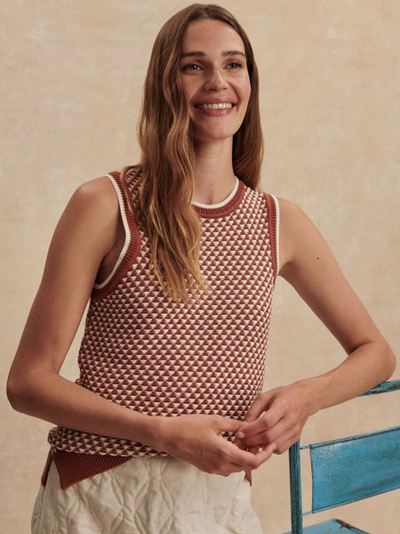 Varley Jenson Stitch Knit Tank - Maple - nineNORTH | Men's & Women's Clothing Boutique