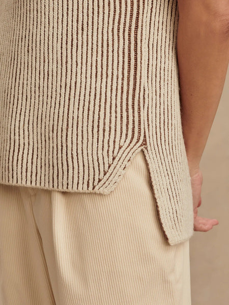 Varley Lauren Plated Knit Tank / Cocoa Dust - nineNORTH | Men's & Women's Clothing Boutique