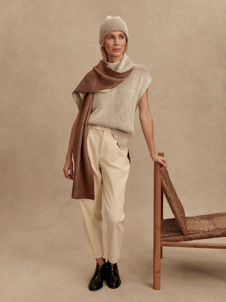 Varley Lauren Plated Knit Tank / Cocoa Dust - nineNORTH | Men's & Women's Clothing Boutique