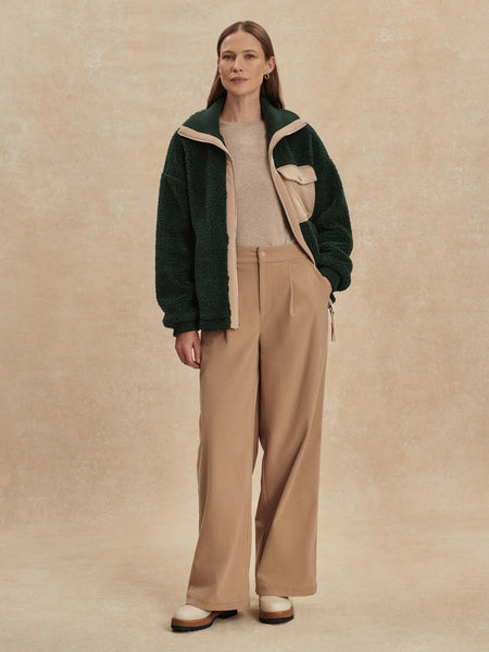 Varley Lowell Sherpa Jacket / Pine Grove - nineNORTH | Men's & Women's Clothing Boutique