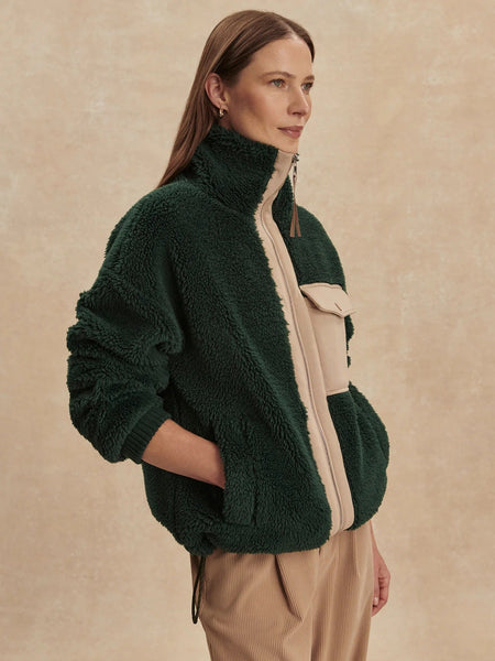 Varley Lowell Sherpa Jacket / Pine Grove - nineNORTH | Men's & Women's Clothing Boutique