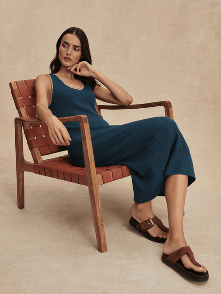 Varley Mikel Knit Dress - Heron Blue - nineNORTH | Men's & Women's Clothing Boutique
