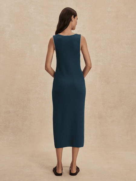 Varley Mikel Knit Dress - Heron Blue - nineNORTH | Men's & Women's Clothing Boutique