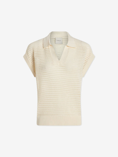 Varley Otto Knit Vest / Egret - nineNORTH | Men's & Women's Clothing Boutique