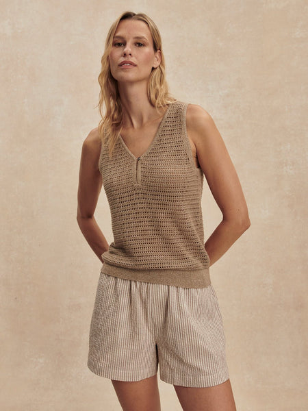 Varley Ramon Knit Tank - Sepia Twist - nineNORTH | Men's & Women's Clothing Boutique