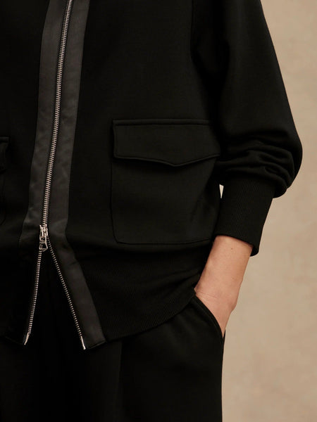 Varley Roxbury Zip - Through Sweat / Black - nineNORTH | Men's & Women's Clothing Boutique