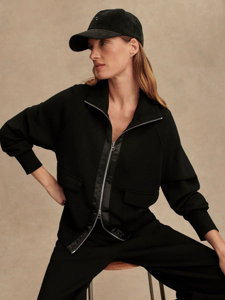 Varley Roxbury Zip - Through Sweat / Black - nineNORTH | Men's & Women's Clothing Boutique