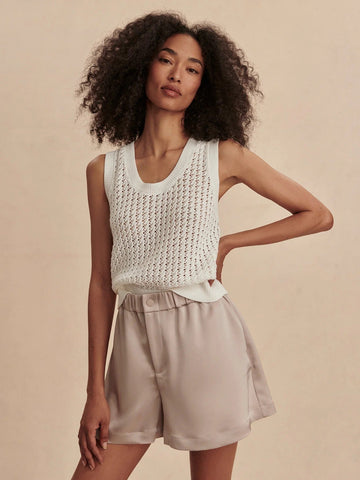 Varley Sarka High Rise Short / Silver Cloud - nineNORTH | Men's & Women's Clothing Boutique