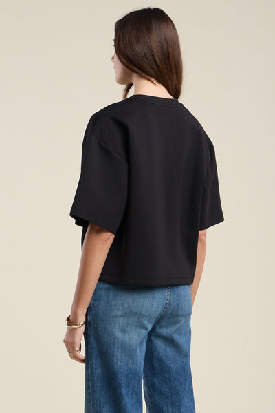 Velvet Alizza Oversized T-Shirt - Black - nineNORTH | Men's & Women's Clothing Boutique