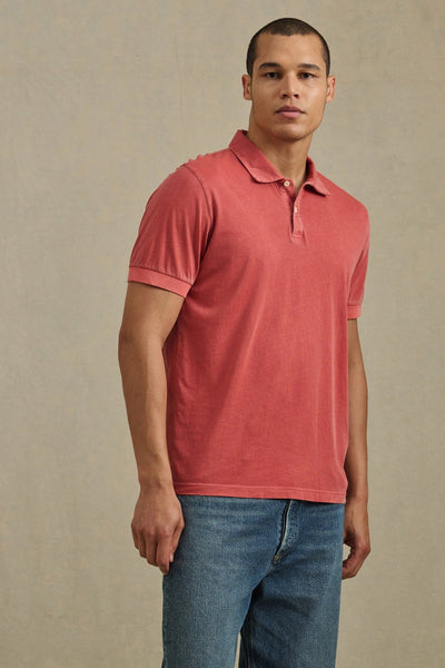 Velvet Arrow Sleeve Polo - Tomato - nineNORTH | Men's & Women's Clothing Boutique