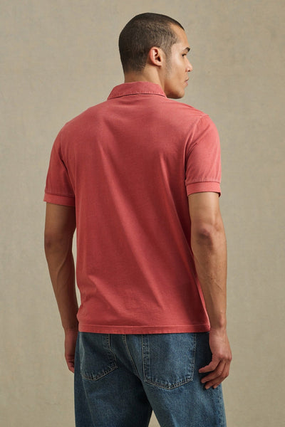 Velvet Arrow Sleeve Polo - Tomato - nineNORTH | Men's & Women's Clothing Boutique