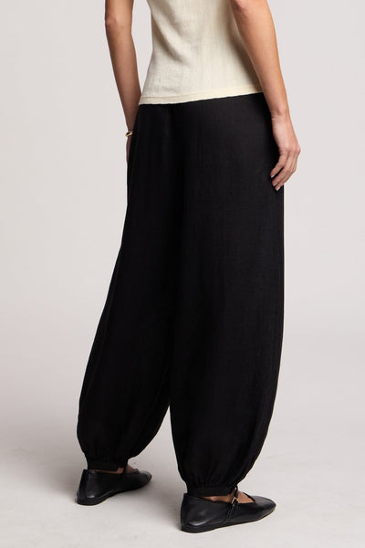 Velvet Camber Linen Balloon Pant - Black - nineNORTH | Men's & Women's Clothing Boutique