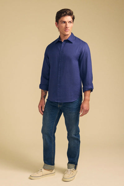 Velvet Caruso Linen Shirt / Navy - nineNORTH | Men's & Women's Clothing Boutique