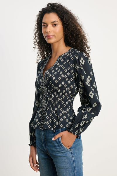 Velvet Charlotte Blouse / Midnight - nineNORTH | Men's & Women's Clothing Boutique